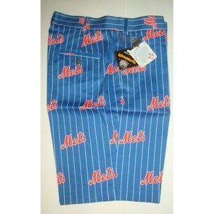 Loudmouth Golf Shorts NY Mets MLB Pinstripe 32 44